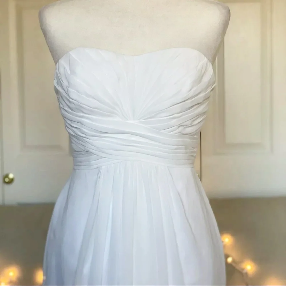 NWOT DB Studio Wedding Dress 4 NEW without tags! Zipper works! Beautiful dress! - Picture 4 of 10